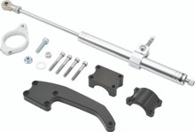 Twin Power 17-Up FLH FLT Models Satin Finish Steering Damper Kit - 601807
