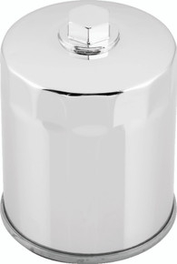 Twin Power Evo Chrome Oil Filter With Nut Replaces H-D 63796-77A 63805-80A 63806-83 - 603114