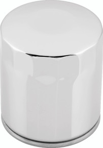 Twin Power Twin Cam and M8 Chrome Oil Filter Rpls H-D 63798-99 with Backflow Valve - 603603