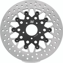 Twin Power 08-13 FLH FLT 08-16 FLHR 06-17 Dyna Front 11.8 Floating Rotor Mesh Black - 666820