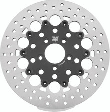 Twin Power 08-Up FLH FLT Rear 11.8 Floating Rotor W/Holes Black - 666827