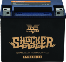 Twin Power YTX-20H Shocker Gel Battery Replaces H-D 65991-82B 310 CCA - 781233