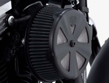 Vance & Hines Black Skullcap Crown Intake Cover - 71019