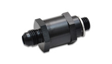 Vibrant Fuel Pump Check Valve -8AN Male Flare to 12mm x 1.5 Metric - 11199