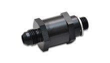 Vibrant Fuel Pump Check Valve -8AN Male Flare to 12mm x 1.5 Metric - 11199