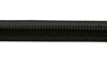 Vibrant -6 AN Black Nylon Braided Flex Hose (50 foot roll) - 11996