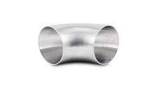 Vibrant 4.0in OD T304 SS 90 Deg Mandrel Bend Elbow (4.0in Centerline Radius) - 13316