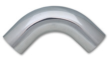 Vibrant 1.5in O.D. Universal Aluminum Tubing (90 degree bend) - Polished - 2158