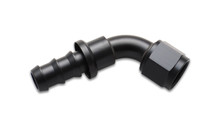 Vibrant Push-On 60 Degree Hose End Elbow FittingSize -4AN - 22604