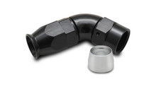 Vibrant 60 Degree High Flow Hose End Fitting for PTFE Lined Hose -12AN - 28612