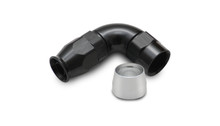 Vibrant -6AN 90 Degree Elbow Hose End Fitting for PTFE Lined Hose - 28906
