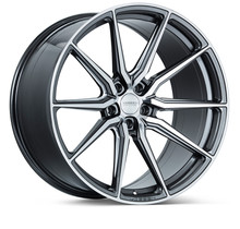 Vossen HF-3 22x9 / 5x114.3 / ET32 / Flat Face / 73.1 - Gloss Graphite Polished Wheel - HF3-2N41