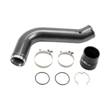 Wehrli 17-19 Chevrolet 6.6L L5P Duramax Passenger Side 3.5in Intercooler Pipe - Gloss Black - WCF100530-GB