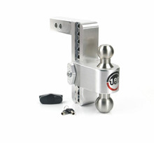 Weigh Safe 180 Hitch 8in Drop Hitch & 2in Shank (10K/12.5K GTWR) - Aluminum - LTB8-2