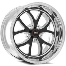 Weld S76 17x10 / 5x5 BP / 7.2in. BS Black Wheel (High Pad) - Single Beadlock - 76HB7100C72F