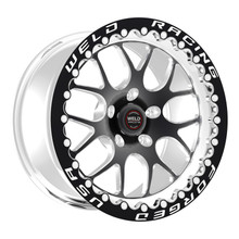 Weld S77 17x10 / 5x4.5 BP / 7.9in. BS Black Wheel (Low Pad) - Black Single Beadlock MT - 77LB7100A80F