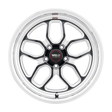Weld S152 17X10 Laguna Drag 5X115 ET00 BS5.50 Gloss Black MIL Dia 78.1 - S15270071P00