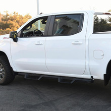 Westin 2019 Chevrolet Silverado / GMC Sierra 1500 Crew Cab Drop Nerf Step Bars - Textured Black - 56-14135