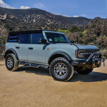 Westin/HDX 2021+ Ford Bronco Drop Nerf Step Bars - Textured Black - 56-14195