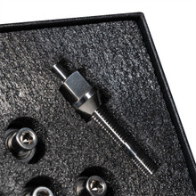 Wheel Mate Titanium Wheel Stud Conversion (Raw Ti) - M14x1.25 to M14x1.5 - 74mm - 60deg Lug Nut - TIM14C6074R