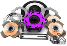 XClutch 1997 Mitsubishi Lancer EVO IV 2.0L 7.25in Triple Solid Ceramic Clutch Kit - XKMI18522-3E