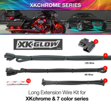 XK Glow Extension Wire Kit for XKchrome & 7 Color Series for Car - XK-4P-WIRE-KIT-CAR