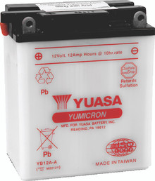 Yuasa YB12A-A Yumicron 12-Volt Battery - YUAM2212Y