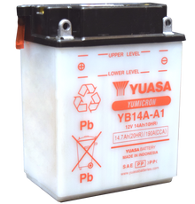 Yuasa YB14A-A1 Yumicron CX 12-Volt Battery - YUAM224A1IND