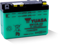 Yuasa 6N12A-2D Conventional 6-Volt Battery - YUAM2612D