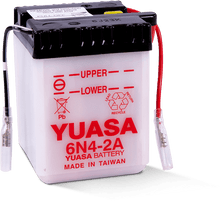 Yuasa 6N4-2A Conventional 6-Volt Battery - YUAM2640B