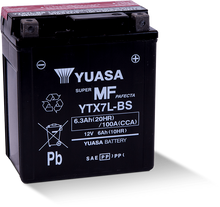 Yuasa YTX7L-BS Maintenance Free AGM 12-Volt Battery w/Bottle - YUAM327BS