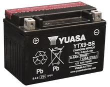 Yuasa YTX9-BS Maintenance Free AGM 12-Volt Battery w/Bottle - YUAM329BSIND