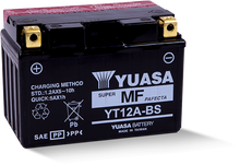Yuasa YT12A-BS Maintenance Free AGM 12-Volt Battery w/Bottle - YUAM32ABS