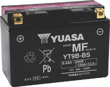 Yuasa YT9B-BS Maintenance Free 12-Volt AGM Battery w/Bottle - YUAM629B4