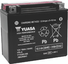 Yuasa YTX20H-BS High Performance AGM 12-Volt Battery w/Bottle - YUAM62RBH