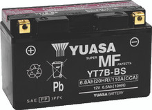 Yuasa YT7B-BS Maintenance Free AGM 12-Volt Battery w/Bottle - YUAM62T7B