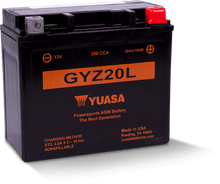 Yuasa GYZ20L High Performance Maintenance Free AGM 12-Volt Battery - YUAM720GZ
