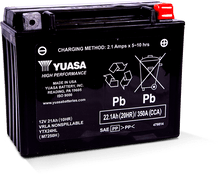 Yuasa YTX24HL Maintenance Free AGM 12-Volt Battery - YUAM7250H
