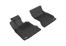 3D MAXpider 2011-2016 BMW 5 Series F10 Kagu 1st Row Floormat - Black - L1BM05411509