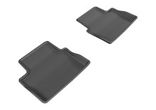 3D MAXpider 2013-2015 Chevrolet Malibu Kagu 2nd Row Floormats - Black - L1CH06321509