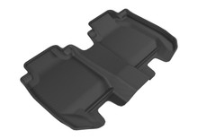 3D MAXpider 2016-2020 Honda Hr-V Kagu 2nd Row Floormats - Black - L1HD08521509