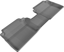3D MAXpider 2013-2017 Hyundai Elantra GT Kagu 2nd Row Floormats - Black - L1HY01821509