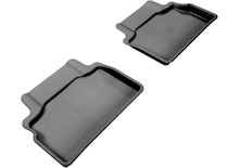 3D MAXpider 2012-2016 Hyundai Genesis Kagu 2nd Row Floormats - Black - L1HY02321509