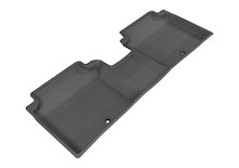 3D MAXpider 2014-2016 Hyundai Elantra Kagu 2nd Row Floormats - Black - L1HY05221509