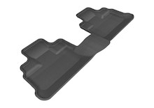 3D MAXpider 2007-2013 Jeep Wrangler JK Unlimited Kagu 2nd Row Floormats - Black - L1JP00321509