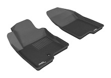 3D MAXpider 2007-2013 Jeep Compass Kagu 1st Row Floormat - Black - L1JP00811509