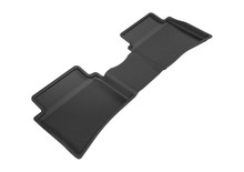 3D MAXpider 2018-2020 Kia Rio/Rio 5-Door Kagu 2nd Row Floormats - Black - L1KA04321509