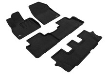 3D Maxpider 20-24 Kia Telluride 8-Seat Elegant Black R1 R2 R3 - L1KA05204709