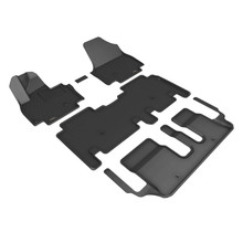 3D MAXpider 2024 Kia EV9 7-Seater Kagu Black - 1st/2nd/3rd Row - L1KA08101509