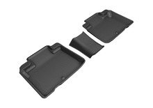 3D MAXpider 2016-2020 Lincoln Nautilus/Mkx Kagu 2nd Row Floormats - Black - L1LC00821509